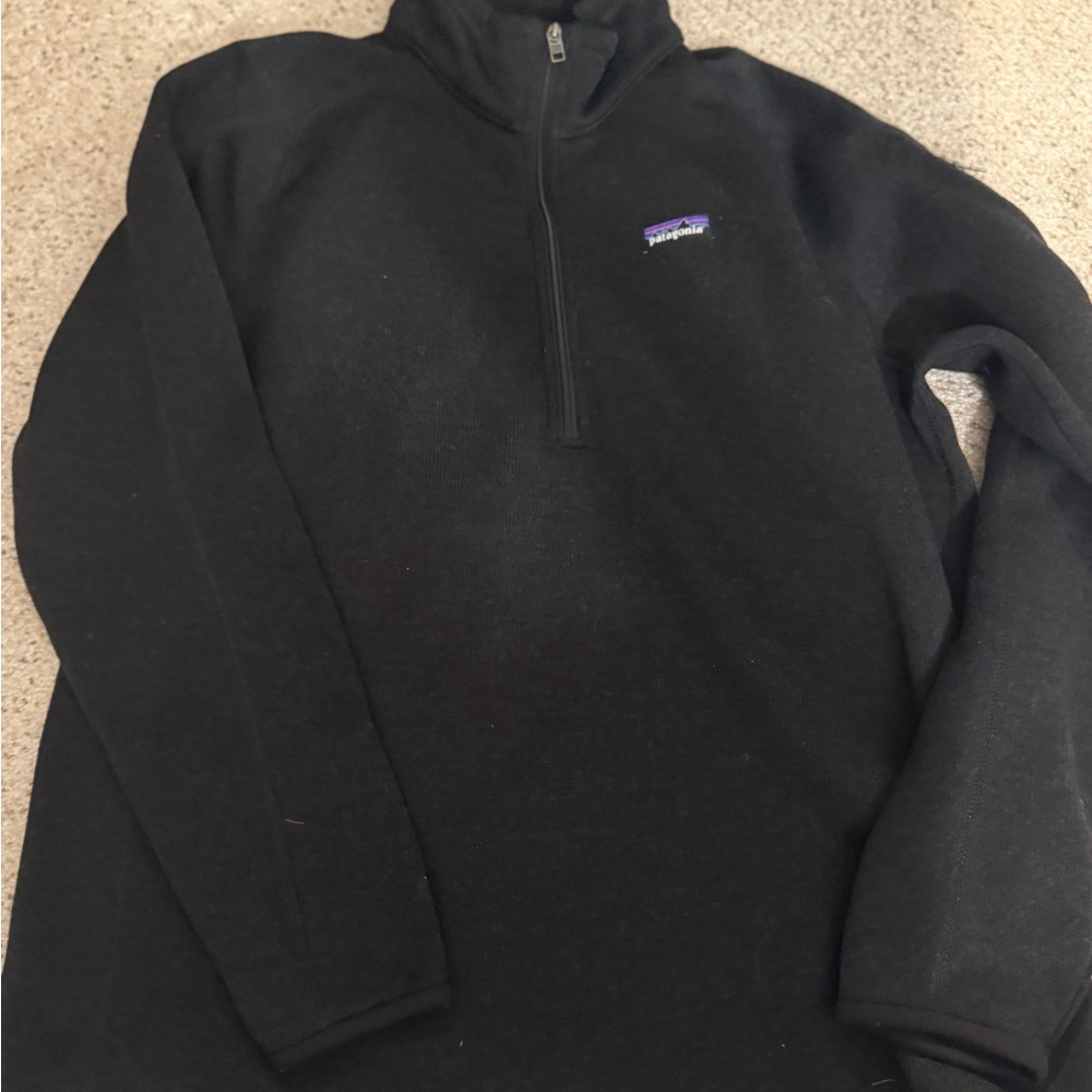 Patagonia women’s  Zip-Up Black Sweater